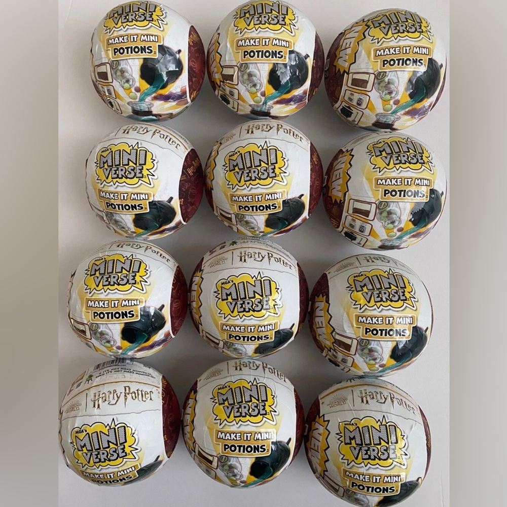 12 X Harry Potter MGA Miniverse Make It Mini Potion Mystery SEALED BALLS